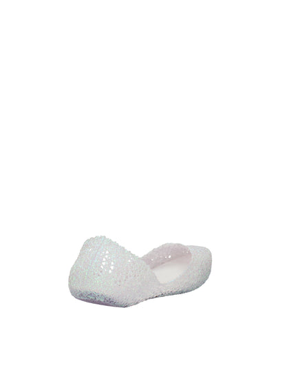 Melissa Campana Papel VII AD ballerine con glitter applicati Bianco