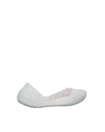 Melissa Campana Papel VII AD ballerine con glitter applicati Bianco