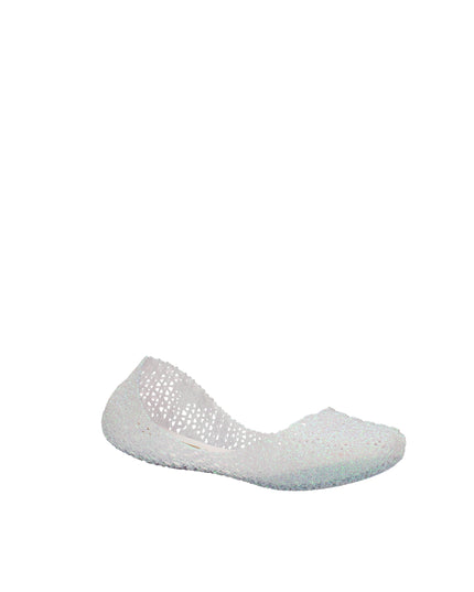 Melissa Campana Papel VII AD ballerine con glitter applicati Bianco
