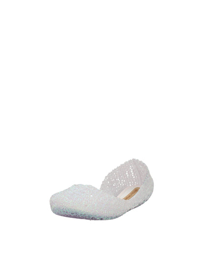 Melissa Campana Papel VII AD ballerine con glitter applicati Bianco