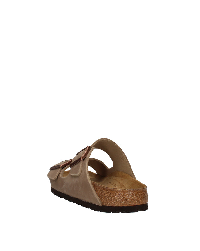 Birkenstock Arizona Bs sandali con doppia fibbia in pelle oliata