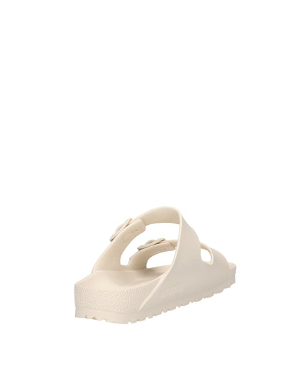Birkenstock Arizona Eva sandali con doppia fibbia bianco