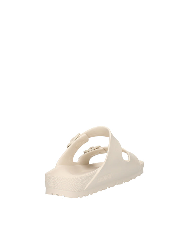 Birkenstock Arizona Eva sandali con doppia fibbia bianco
