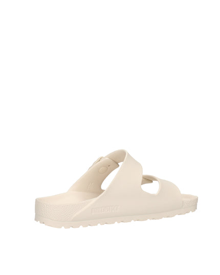 Birkenstock Arizona Eva sandali con doppia fibbia bianco
