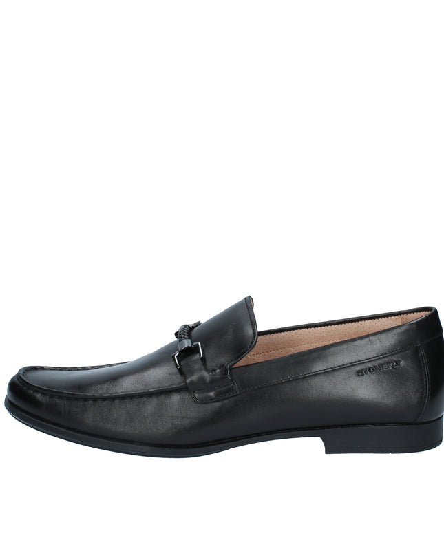 Stonefly mocassini in pelle con accessorio