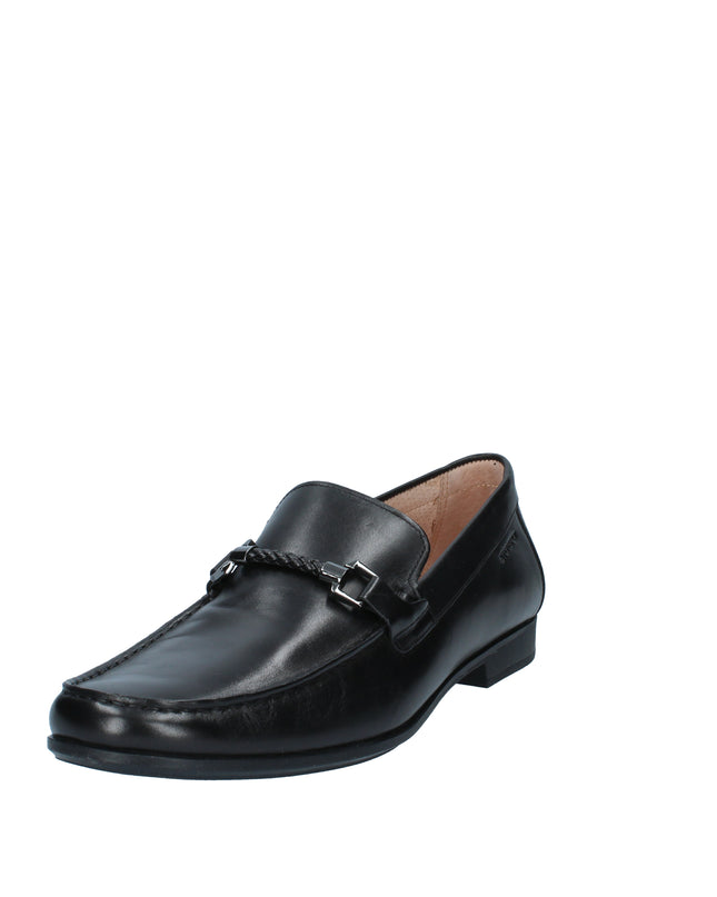 Stonefly mocassini in pelle con accessorio