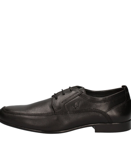 Himalaya Stringate nero in pelle