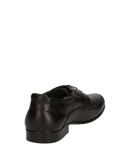 Himalaya Stringate nero in pelle