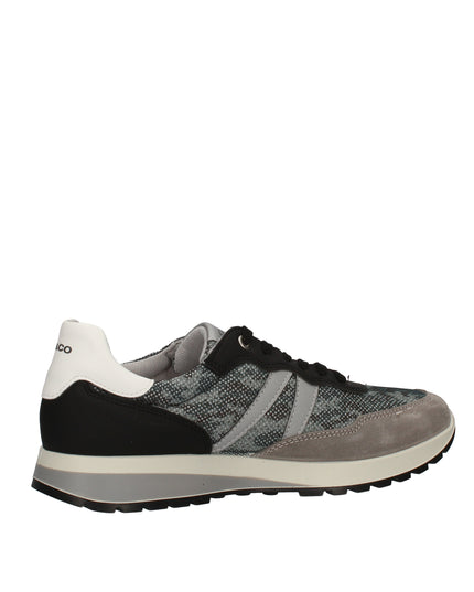 Igi&co sneakers in suede e tessuto stampato
