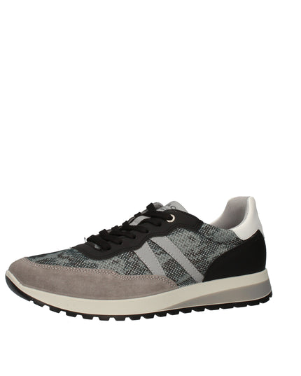 Igi&co sneakers in suede e tessuto stampato
