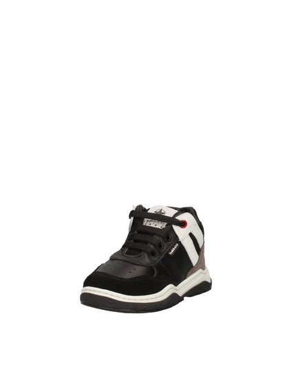 Balducci sneakers alte in pelle e tessuto