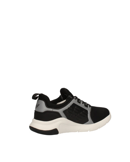 Ea7 sneakers in tessuto tecnico con logo aquila