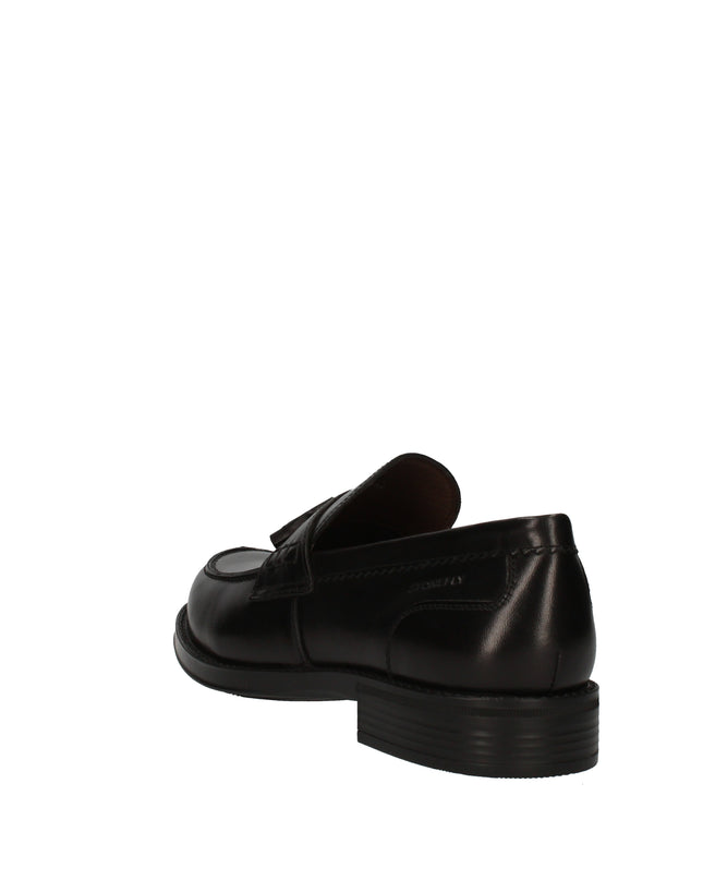 Stonefly mocassini in pelle con nappa