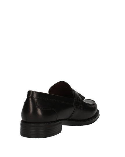 Stonefly mocassini in pelle con nappa