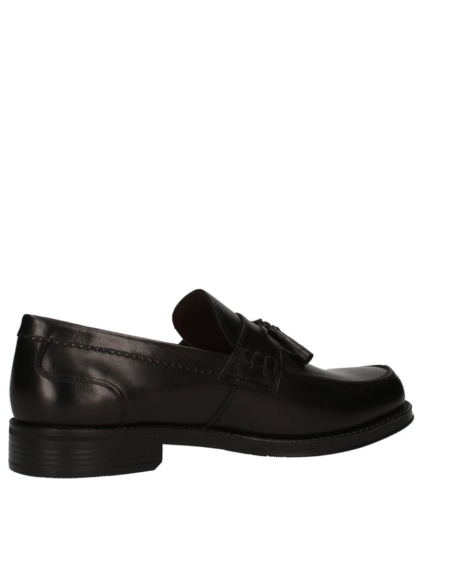 Stonefly mocassini in pelle con nappa