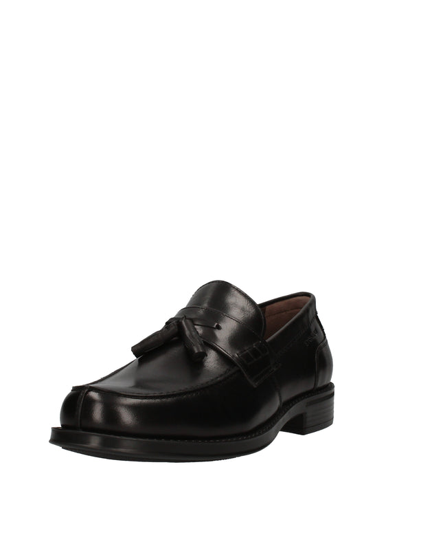 Stonefly mocassini in pelle con nappa