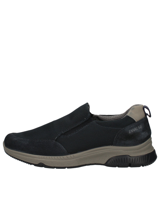 Enval Soft sneakers slip on in pelle e tessuto