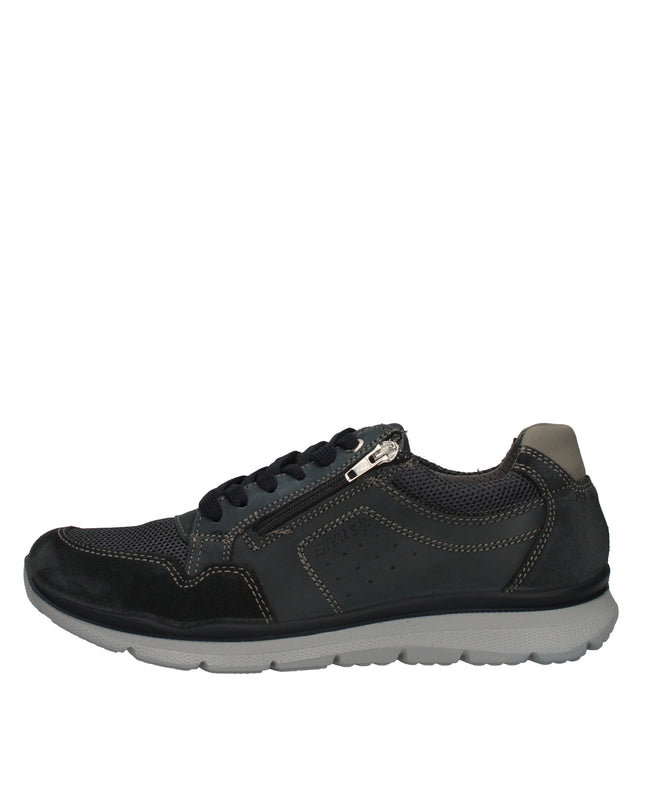 Enval Soft sneakers in pelle e tessuto con zip