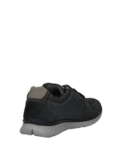 Enval Soft sneakers in pelle e tessuto con zip