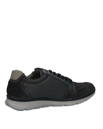 Enval Soft sneakers in pelle e tessuto con zip