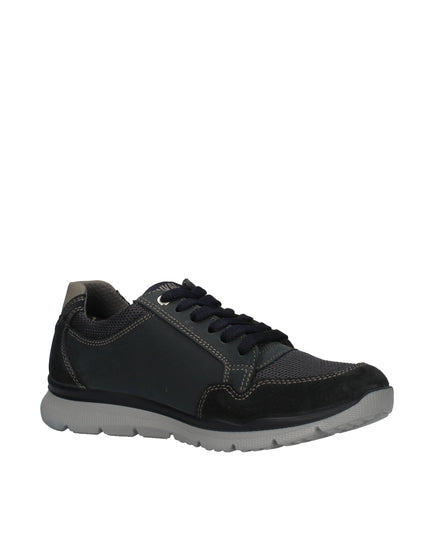 Enval Soft sneakers in pelle e tessuto con zip