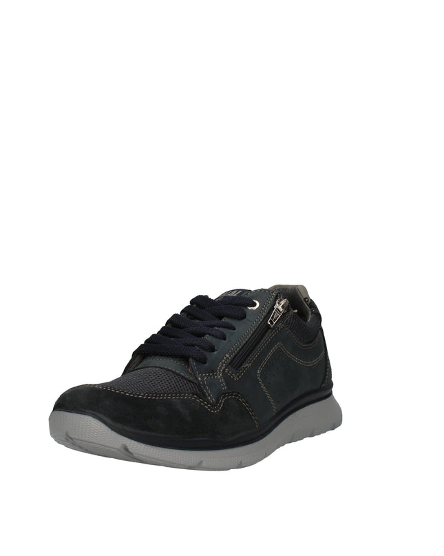 Enval Soft sneakers in pelle e tessuto con zip