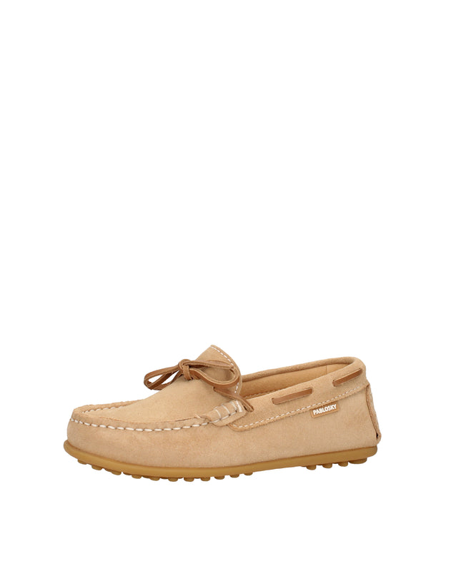 Pablosky mocassini in camoscio con laccio