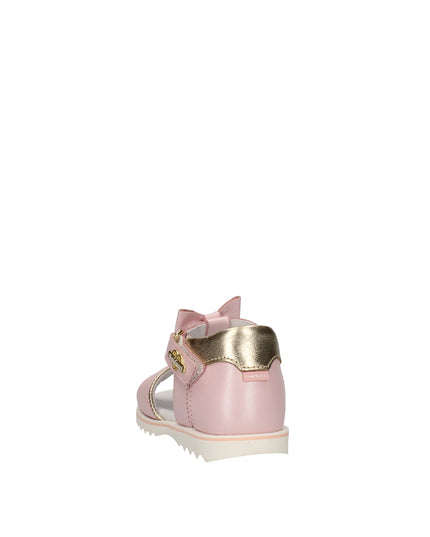 Balducci sandali con cuore e fiocco con chiusura a velcro