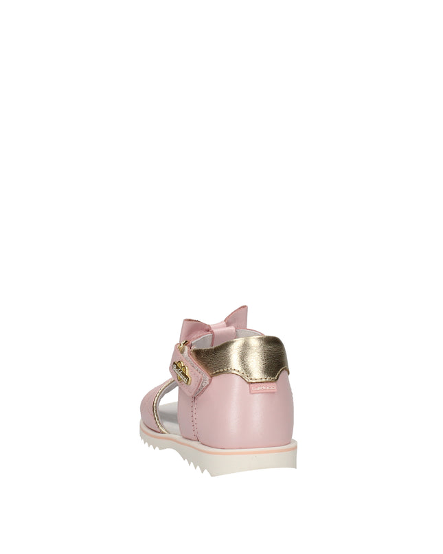 Balducci sandali con cuore e fiocco con chiusura a velcro