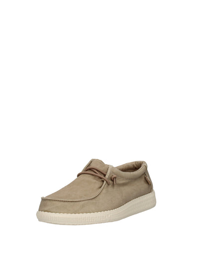 Pitas mocassini in tela con laccio elastico