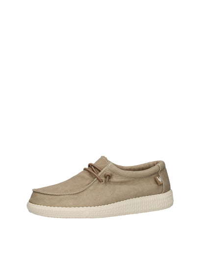 Pitas mocassini in tela con laccio elastico