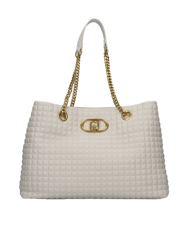 Liu Jo borsa shopping matelassè con manici catena