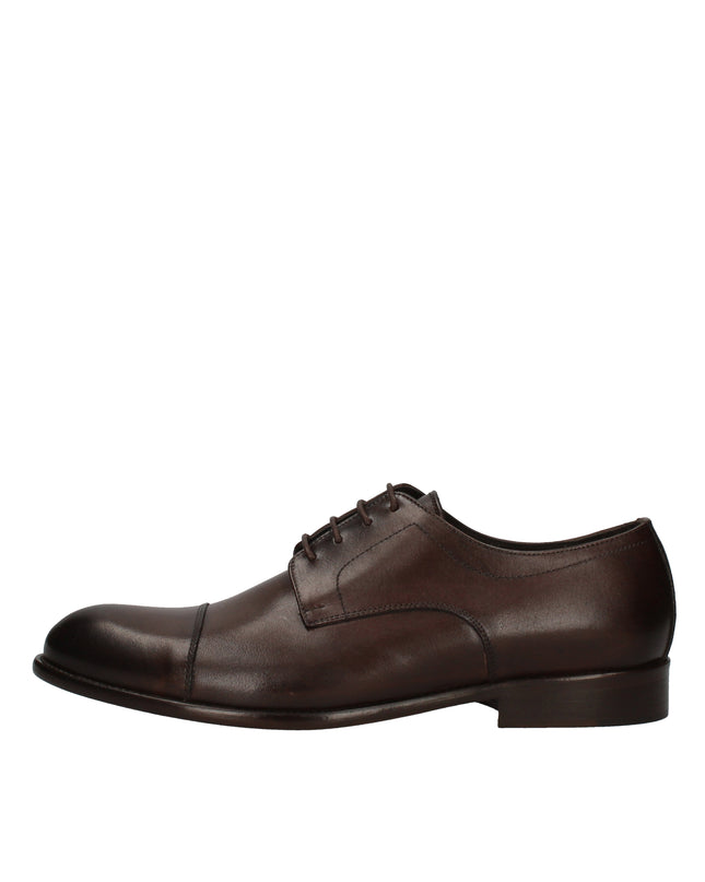 Exton scarpe stringate in pelle