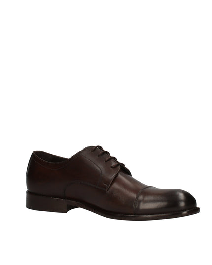 Exton scarpe stringate in pelle