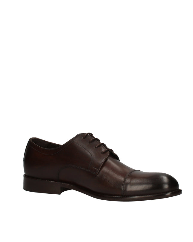 Exton scarpe stringate in pelle