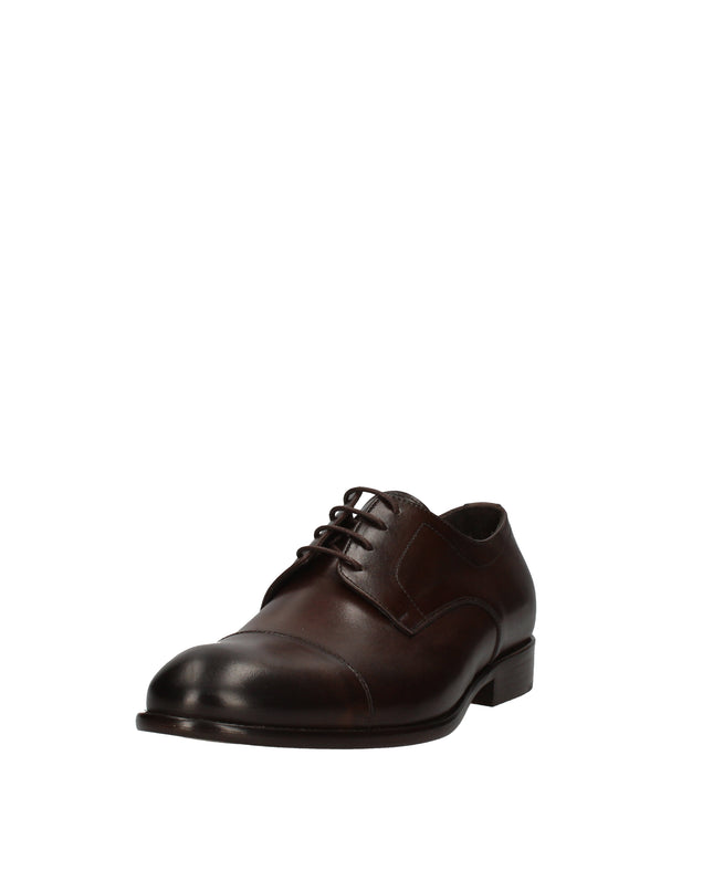 Exton scarpe stringate in pelle