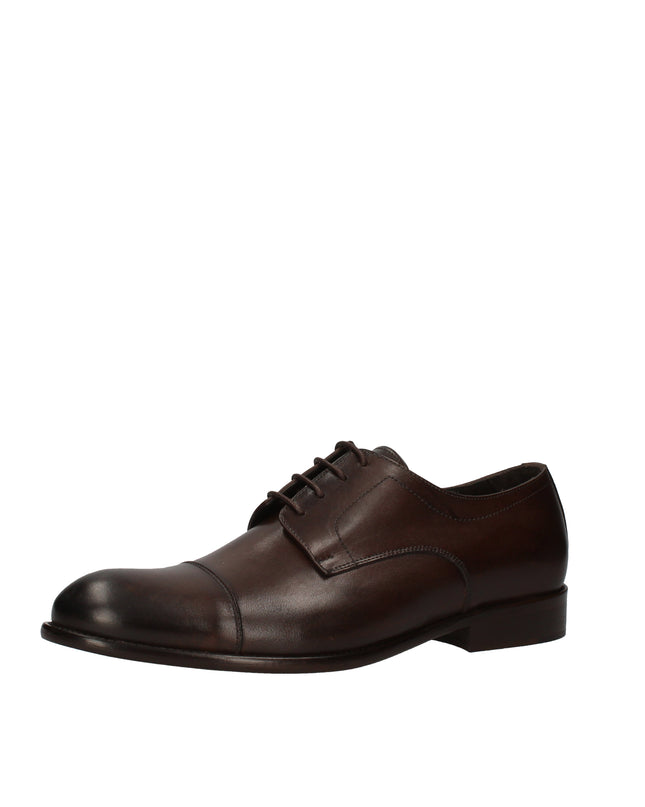 Exton scarpe stringate in pelle