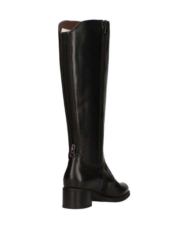 Nero Giardini stivali con elastico e zip