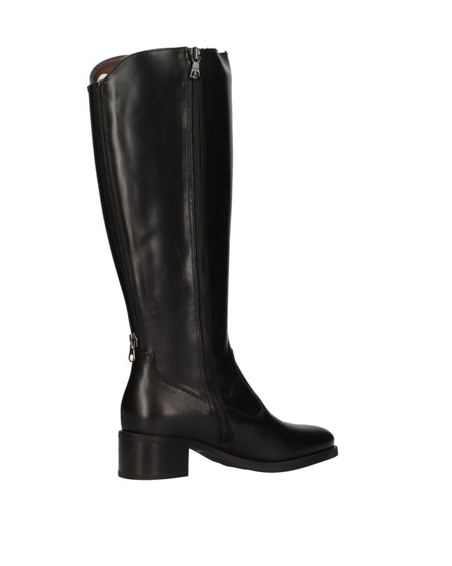 Nero Giardini stivali con elastico e zip