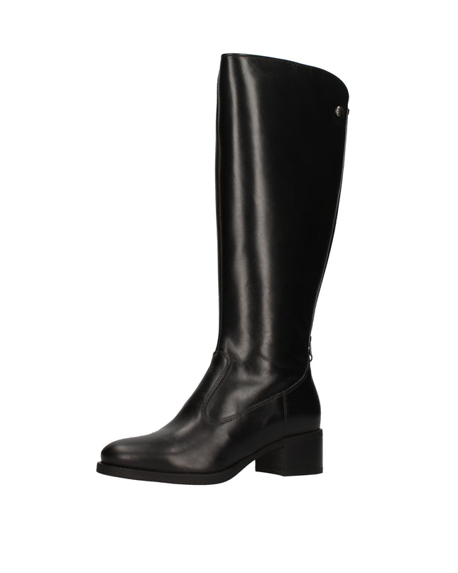 Nero Giardini stivali con elastico e zip