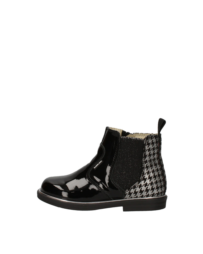 Balducci stivaletti chelsea lucidi con inserti a fantasia