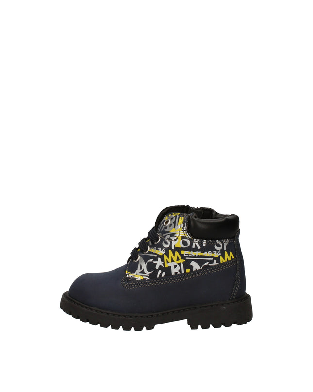 Balducci anfibi in nubuck con scritte