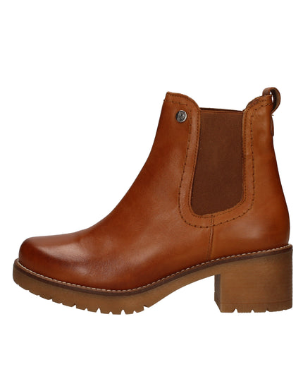Pitillos stivaletti chelsea in pelle con tacco