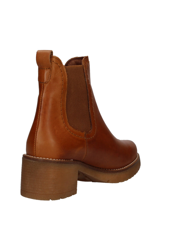 Pitillos stivaletti chelsea in pelle con tacco