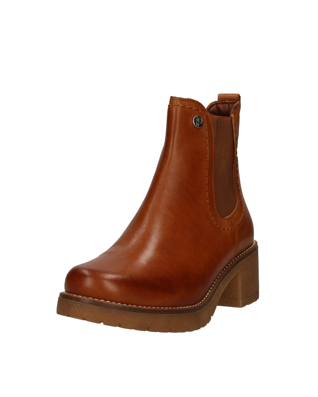 Pitillos stivaletti chelsea in pelle con tacco