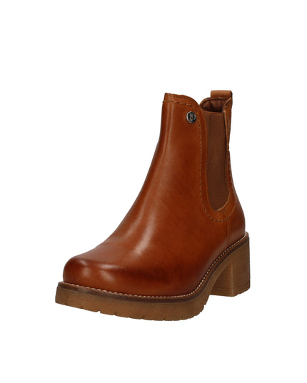 Pitillos stivaletti chelsea in pelle con tacco