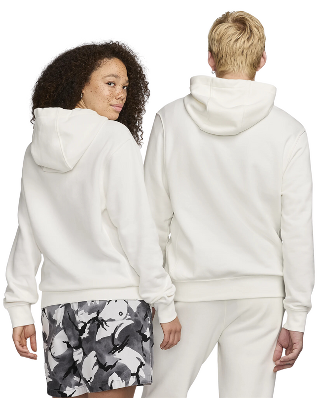 Nike Sportswear Club Fleece Felpa con cappuccio bianca