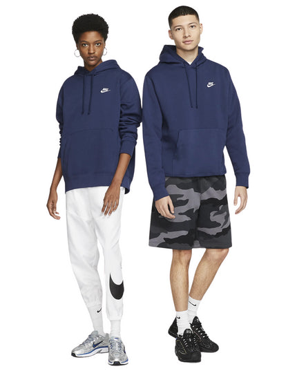 Nike Sportswear Club Fleece Felpa con cappuccio blu