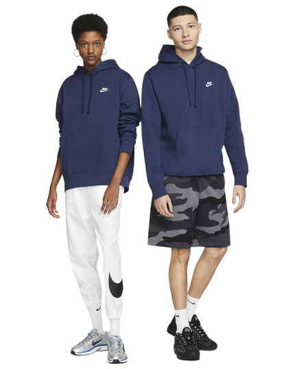 Nike Sportswear Club Fleece Felpa con cappuccio blu