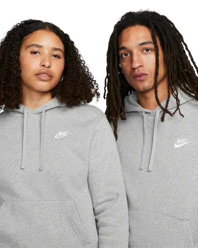 Nike Sportswear Felpa con cappuccio Club Fleece grigio